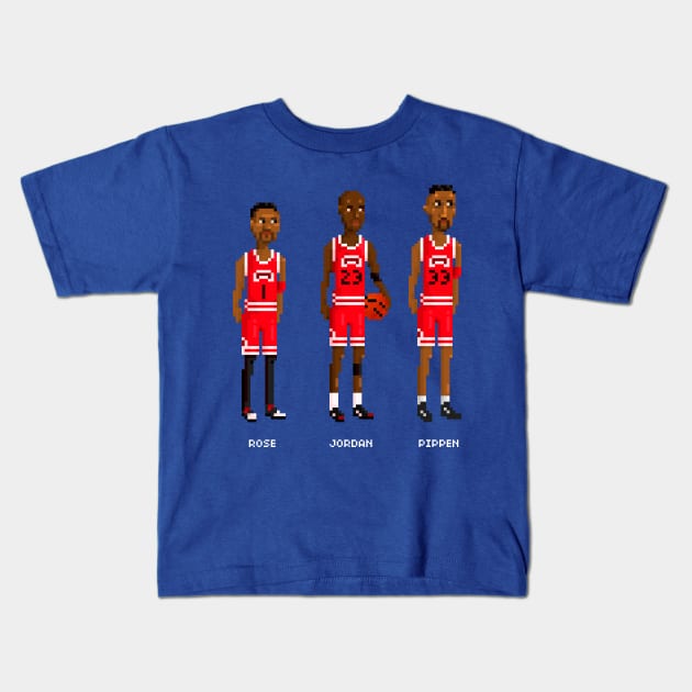 RetroBulls Kids T-Shirt by PixelFaces